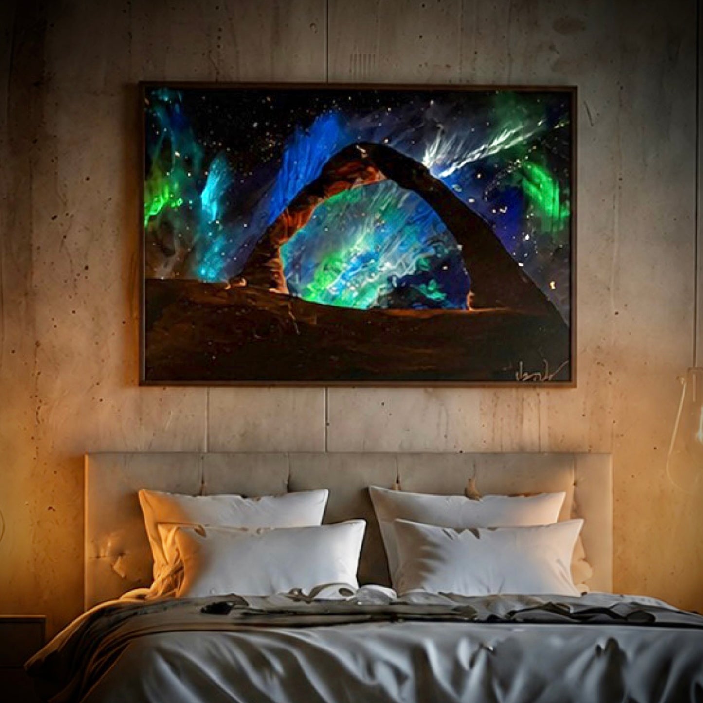 “Milky Way Over Moab” Glowing Canvas (30” x 40”)