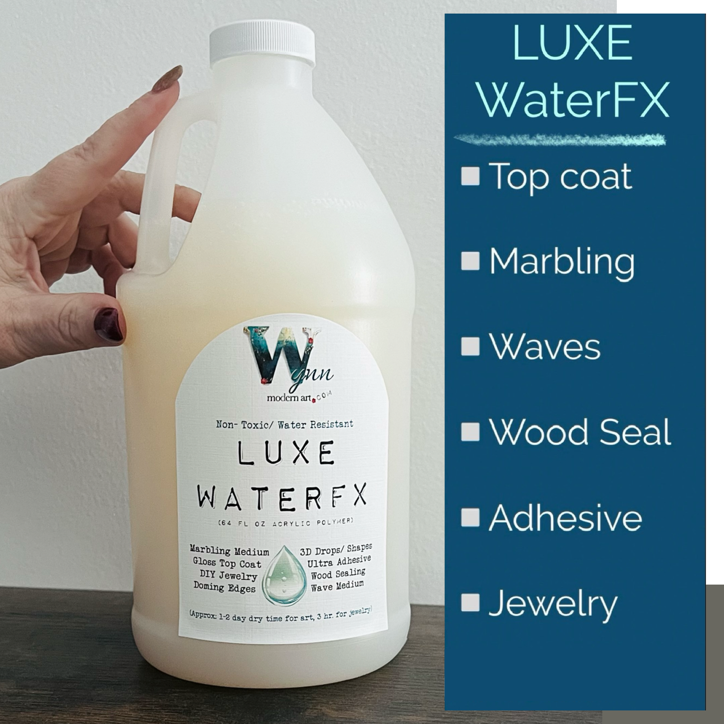 LUXE WaterFX Gloss (1/2 gal. jug)
