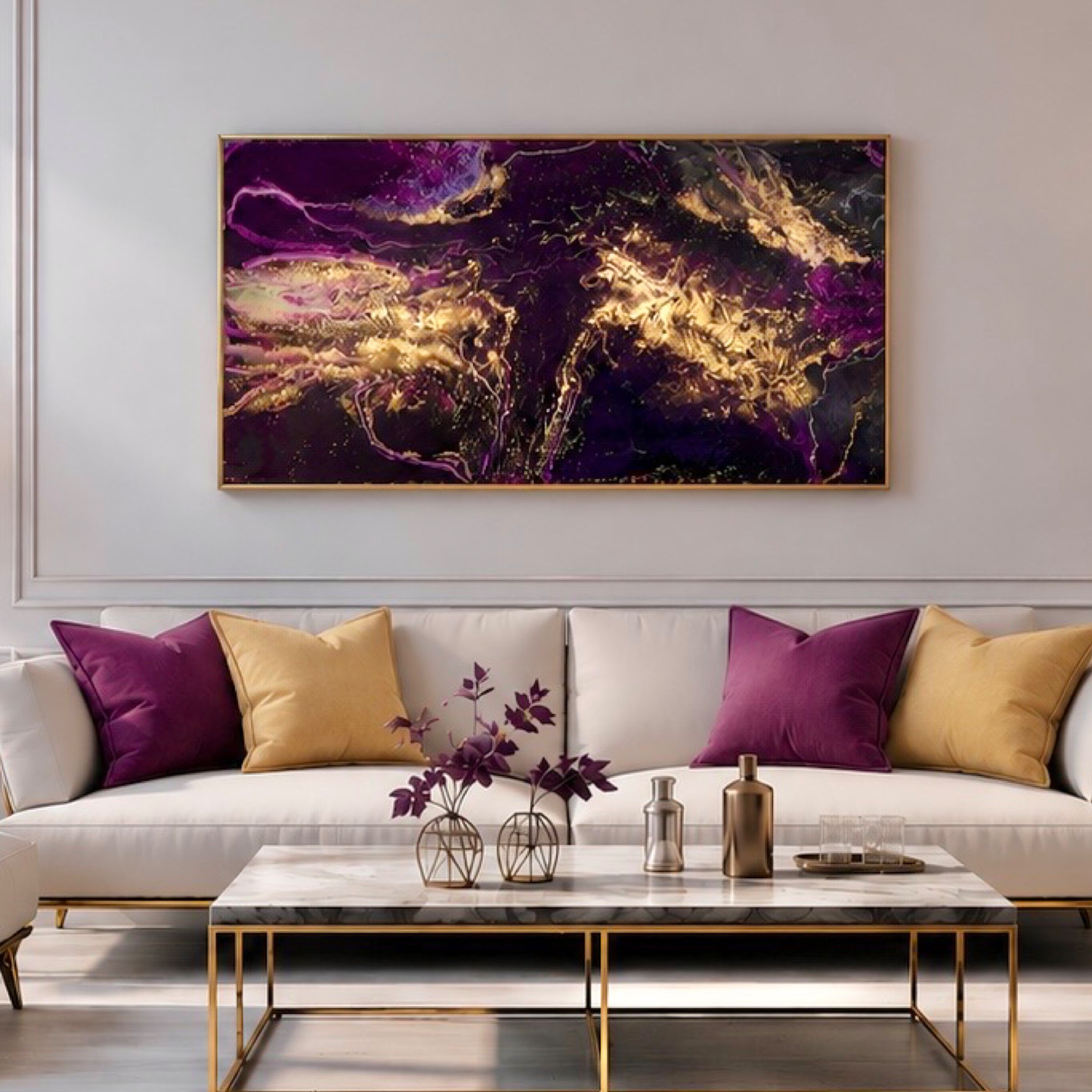 “Amethyst Falls” (2ft. x 4ft.)
