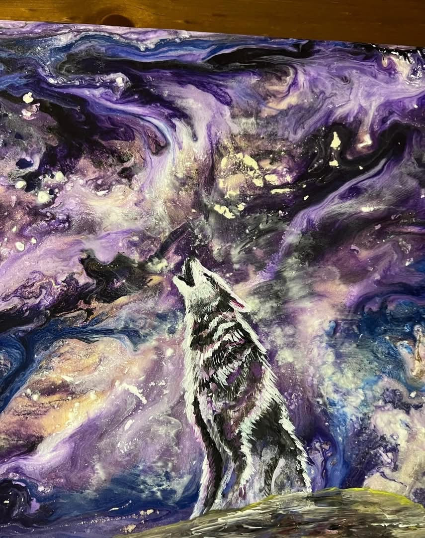 WOLF: Nightstand Art For The Sensory Sensitive (8” x 10”)