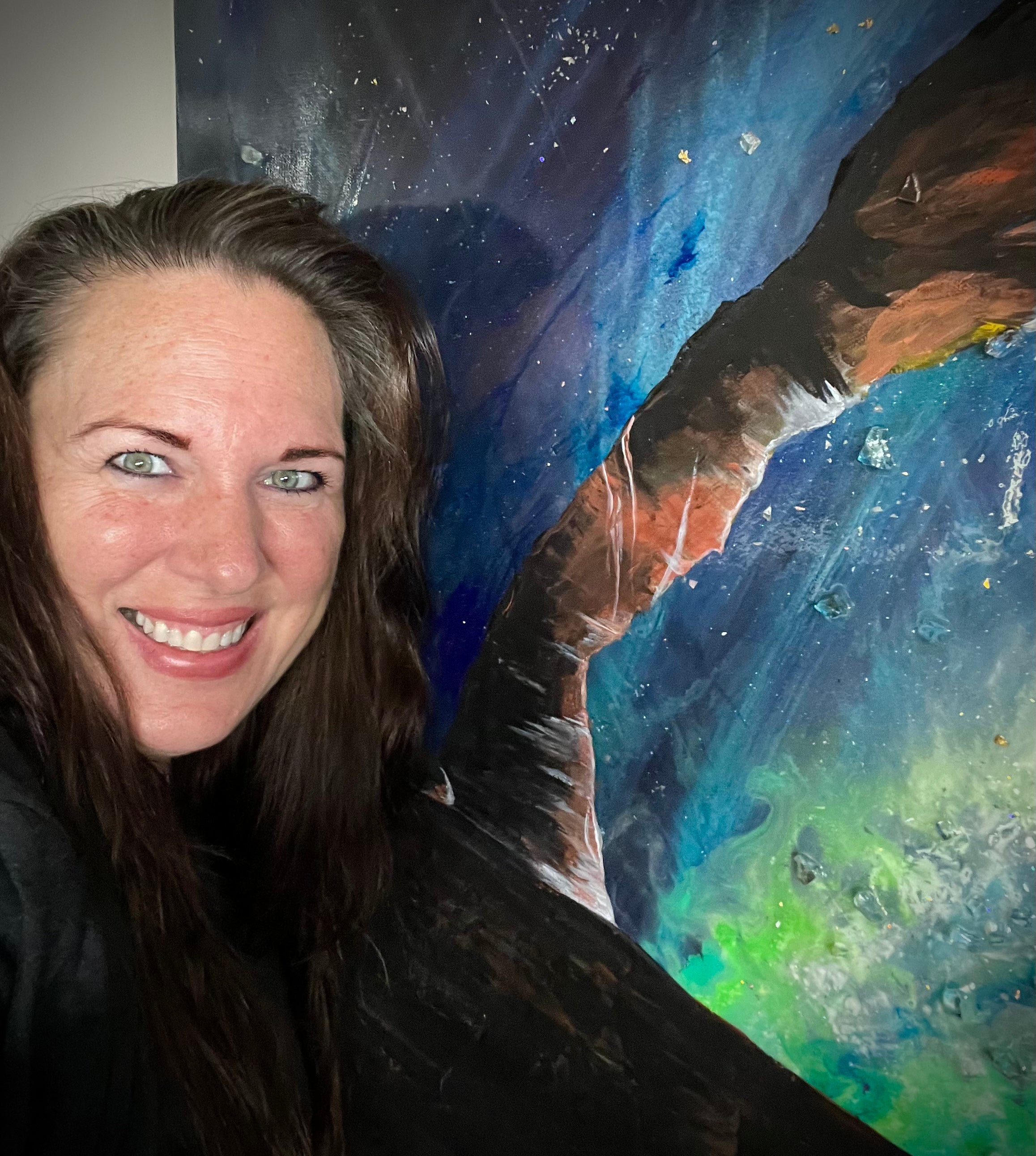 Victoria Wynn Moab glowing painting