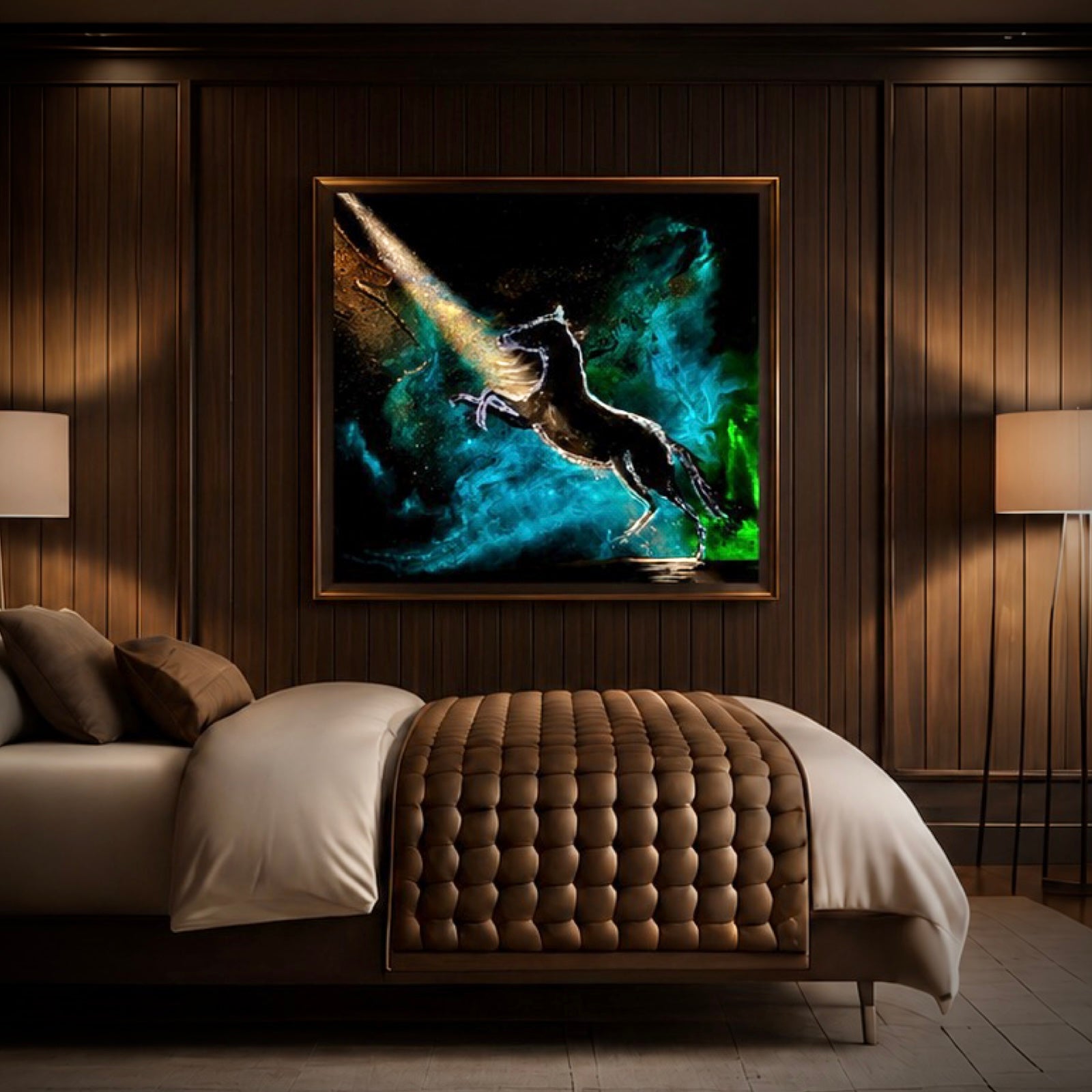“Freedom” Glowing Canvas (24” x 24”)