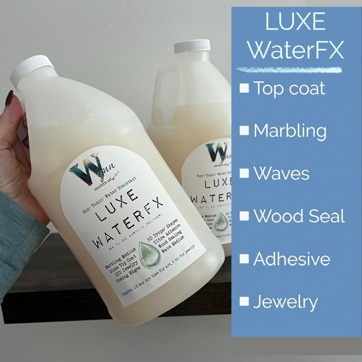LUXE WaterFX Gloss (1/2 gal. jug)