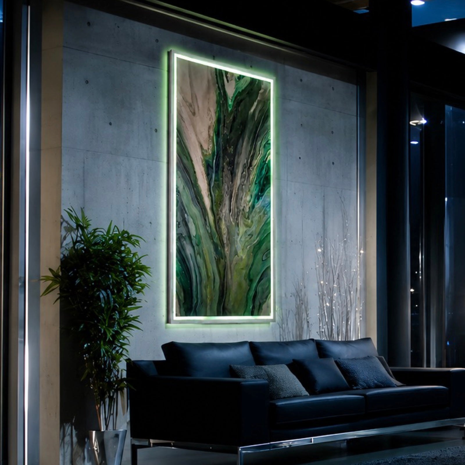 “Dragon’s Breath” Glowing Art (2ft. x 4ft.)
