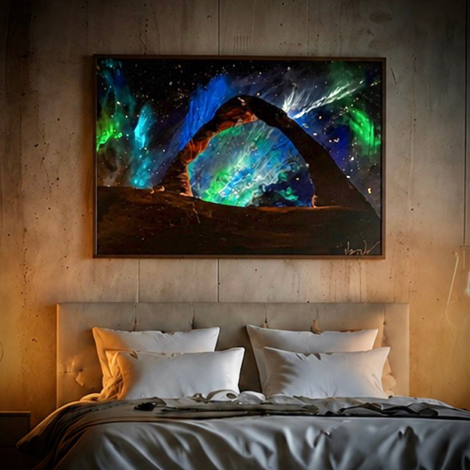 “Milky Way Over Moab” Glowing Canvas (30” x 40”)