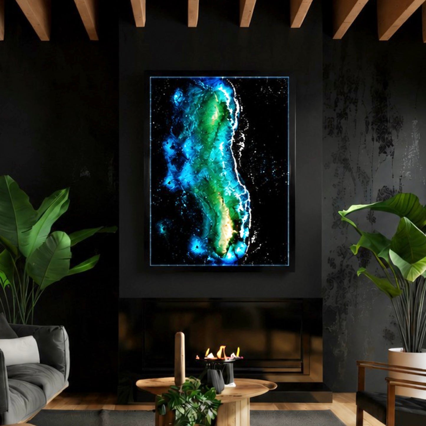 “Cliffs Of Life” (26” x 38”)