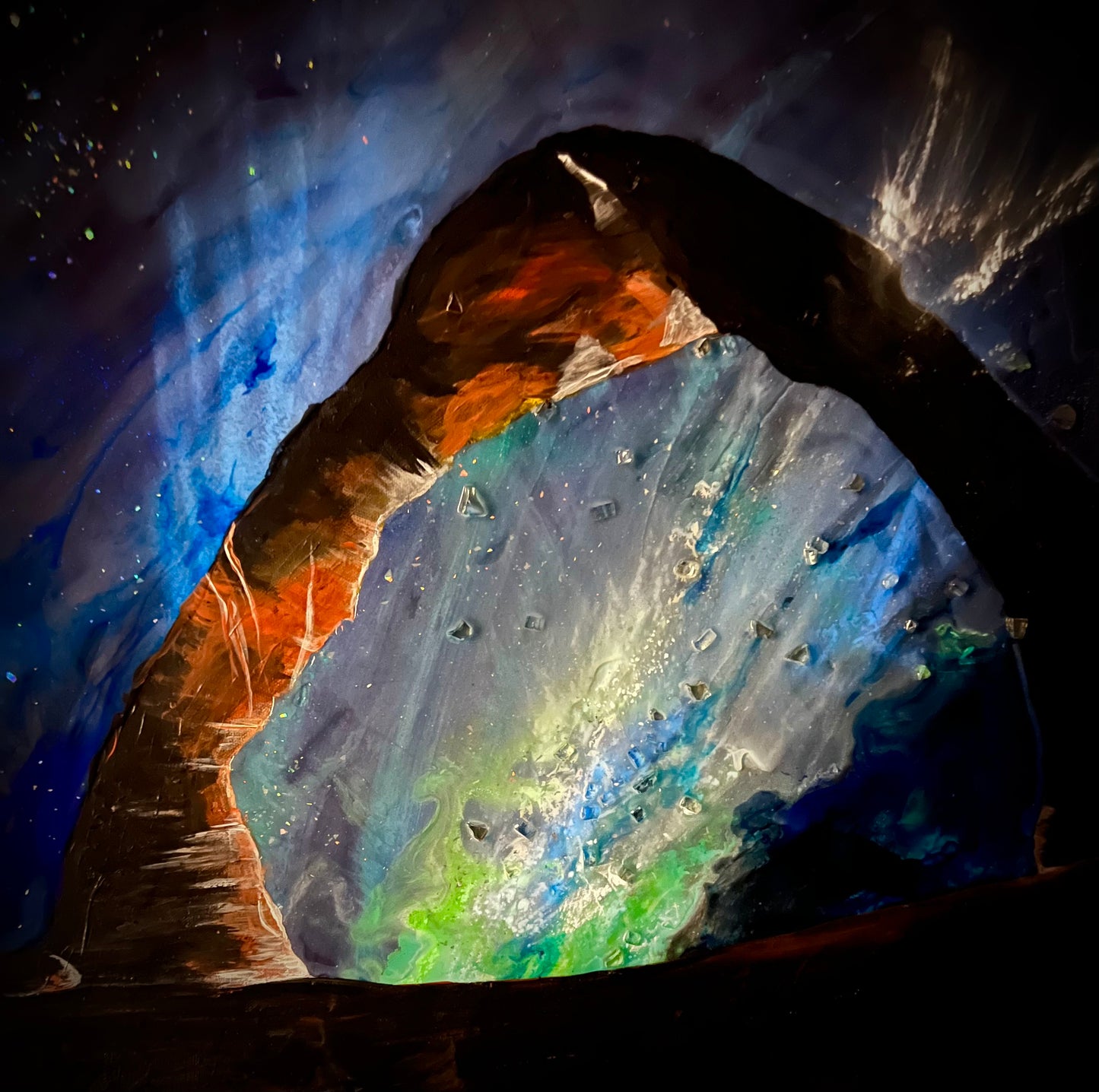 “Milky Way Over Moab” Glowing Canvas (30” x 40”)