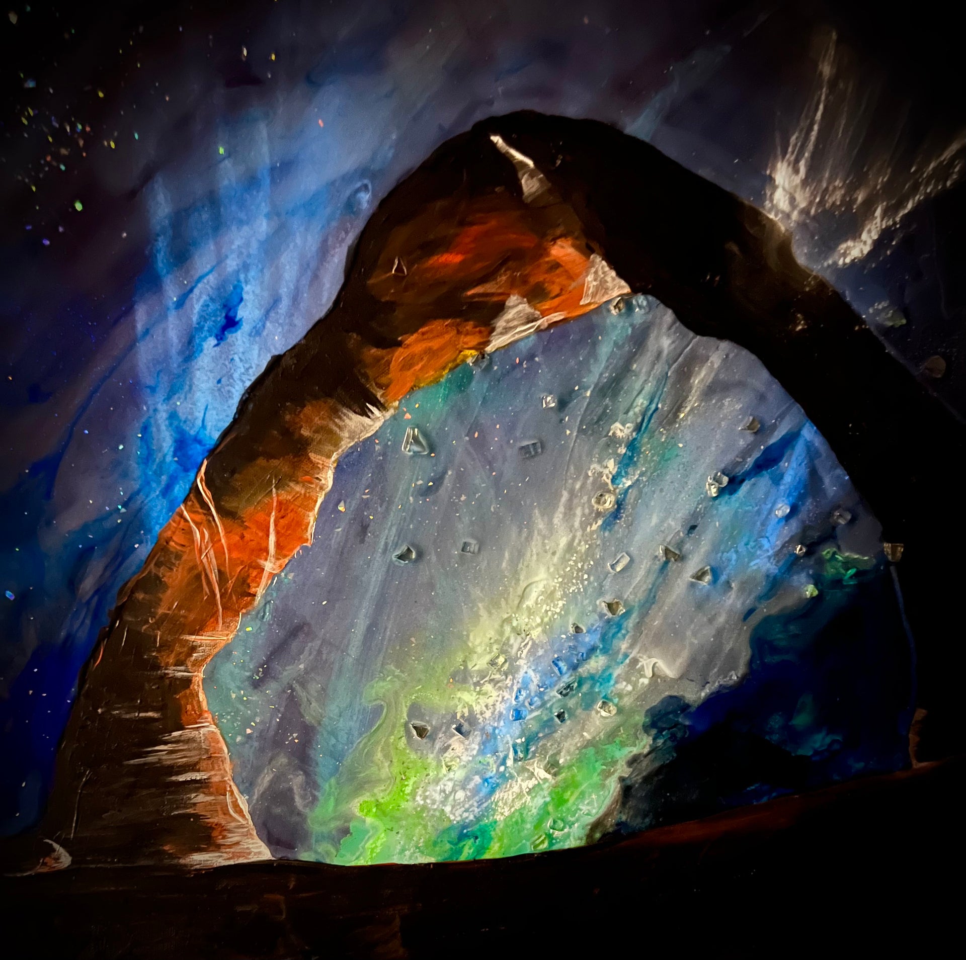 “Milky Way Over Moab” Glowing Canvas (30” x 40”)