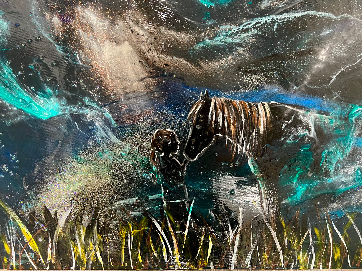 “Unbreakable Bond” Glowing Canvas (12” x 24”)